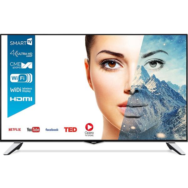 Televizor LED Horizon Smart TV 40HL8510U, 101cm, 4K UHD, Negru/Argintiu
