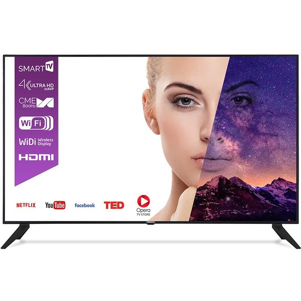 Televizor LED Horizon Smart TV 43HL9710U, 109cm, 4K UHD, Negru/Argintiu