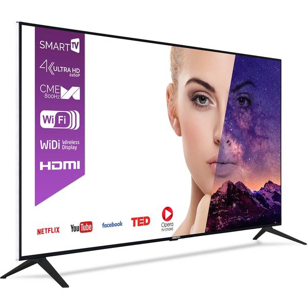 Televizor LED Horizon 55HL9710U, 139cm / 55", 4K UHD, Wi-Fi, Smart TV, Negru/Argintiu