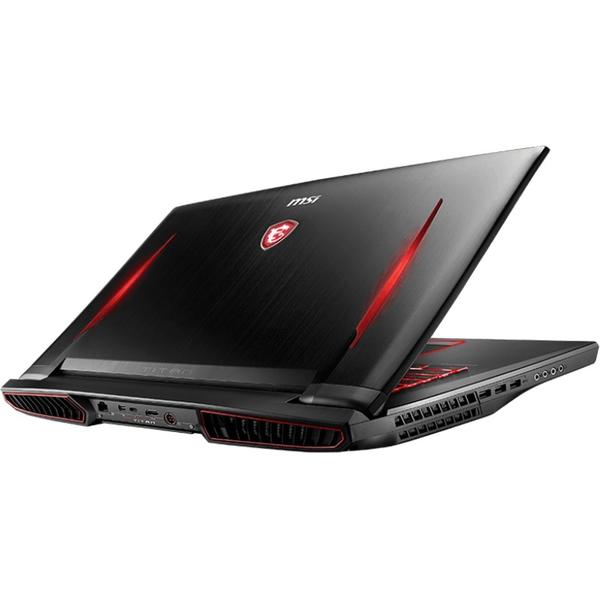 Laptop MSI GT73VR 7RF Titan PRO, 17.3'' UHD, Core i7-7820HK 2.9GHz, 32GB DDR4, 1TB HDD + 512GB SSD, GeForce GTX 1080 8GB, Win 10 Home 64bit, Negru