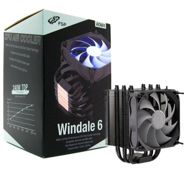 Cooler CPU AMD / Intel Fortron FSP Windale 6 AC601