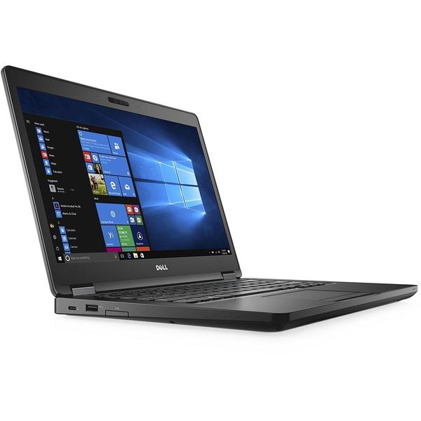 Laptop Dell Latitude 5480, 14.0" FHD, Core i5-7440HQ 2.8GHz, 8GB DDR4, 256GB SSD, GeForce 930MX 2GB, Windows 10 Pro, Negru