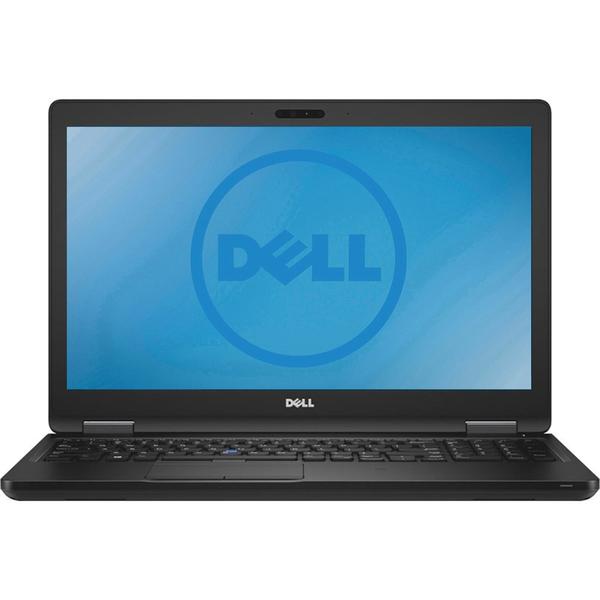 Laptop Dell Latitude 5580, 15.6" FHD, Core i5-7440HQ 2.8GHz, 8GB DDR4, 256GB SSD, Intel HD 630, Ubuntu Linux, Negru