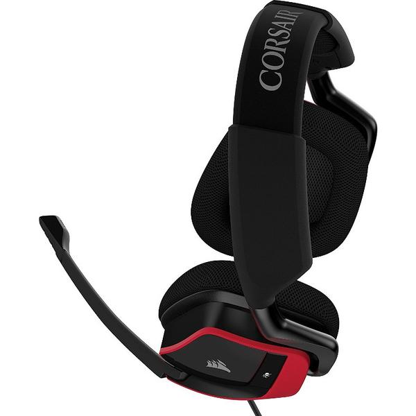 Casti gaming Corsair Void Pro Surround Dolby 7.1, USB, Negru/Rosu