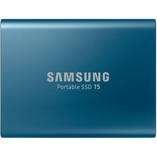 SSD Samsung Portable T5 250GB, Extern, USB 3.1 Type-C, Albastru