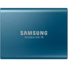 SSD Samsung Portable T5 500GB, Extern, USB 3.1 Type-C, Albastru