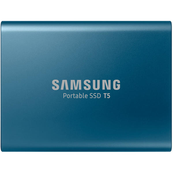 SSD Samsung Portable T5 500GB, Extern, USB 3.1 Type-C, Albastru