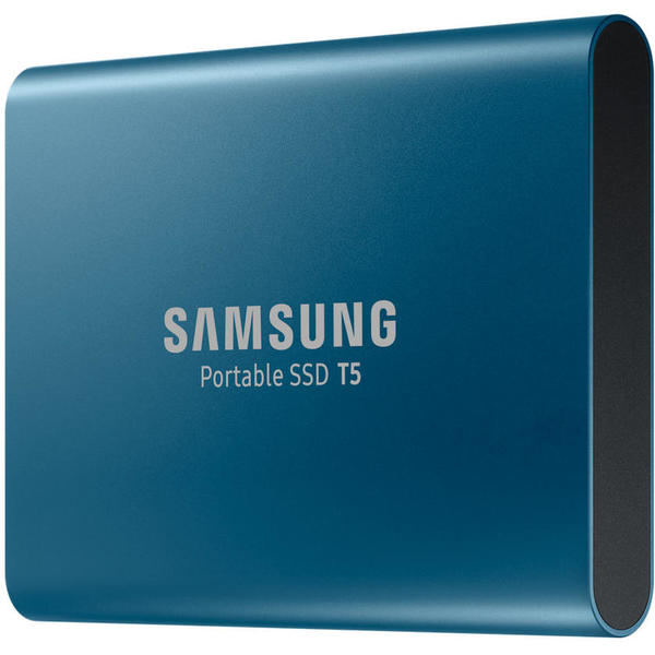 SSD Samsung Portable T5 500GB, Extern, USB 3.1 Type-C, Albastru