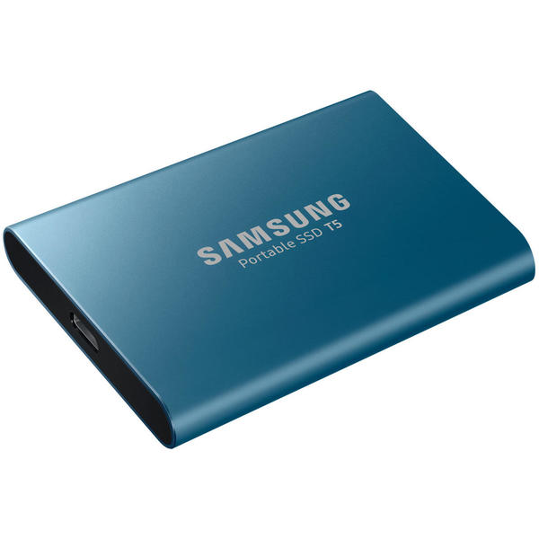 SSD Samsung Portable T5 500GB, Extern, USB 3.1 Type-C, Albastru