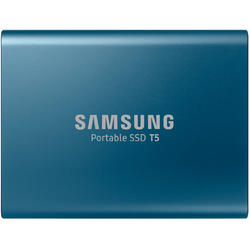 Portable T5 500GB, Extern, USB 3.1 Type-C, Albastru