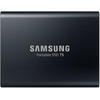 SSD Samsung Portable T5 2TB, Extern, USB 3.1 Type-C, Negru