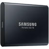 SSD Samsung Portable T5 2TB, Extern, USB 3.1 Type-C, Negru