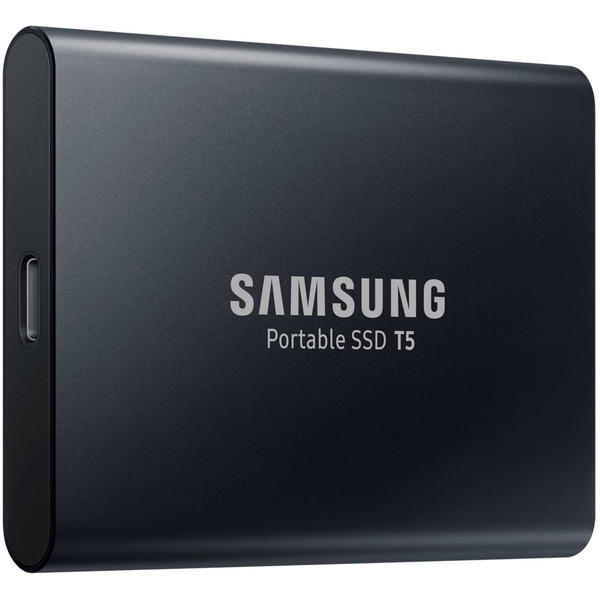 SSD Samsung Portable T5 2TB, Extern, USB 3.1 Type-C, Negru