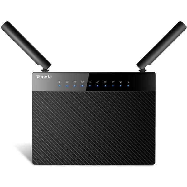 Router Wireless Tenda AC9, Gigabit, 802.11 a/b/g/n/ac, 1 x WAN, 4 x LAN, 300 + 900Mbps, Dual Band AC1200