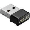 Placa de retea Wireless Asus USB-AC53 NANO, Adaptor, USB 2.0, 802.11 a/b/g/n/ac, 300Mbps + 867Mbps, Dual Band AC1200