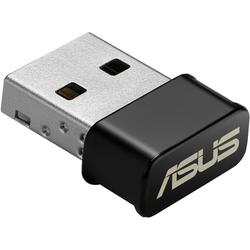 Placa de retea Wireless Asus USB-AC53 NANO, Adaptor, USB 2.0, 802.11 a/b/g/n/ac, 300Mbps + 867Mbps, Dual Band AC1200