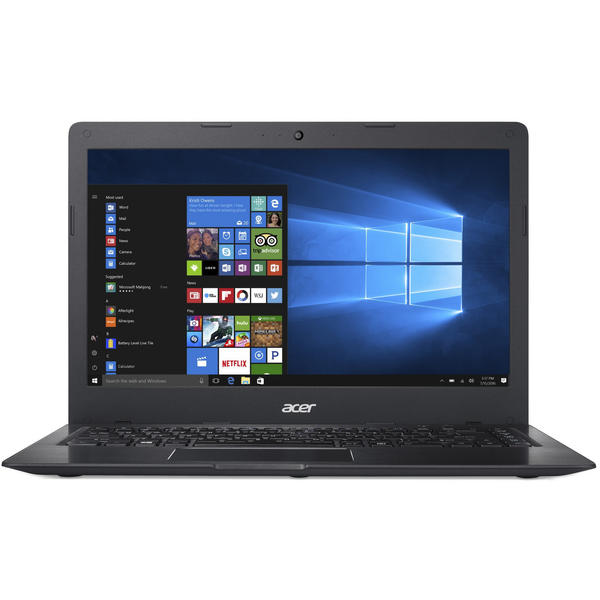 Laptop Acer Swift 1 SF114-31-C4PR, 14" HD, Celeron N3060 1.6GHz, 4GB DDR3L, 64GB eMMC, Intel HD 400, Windows 10 Home, Negru