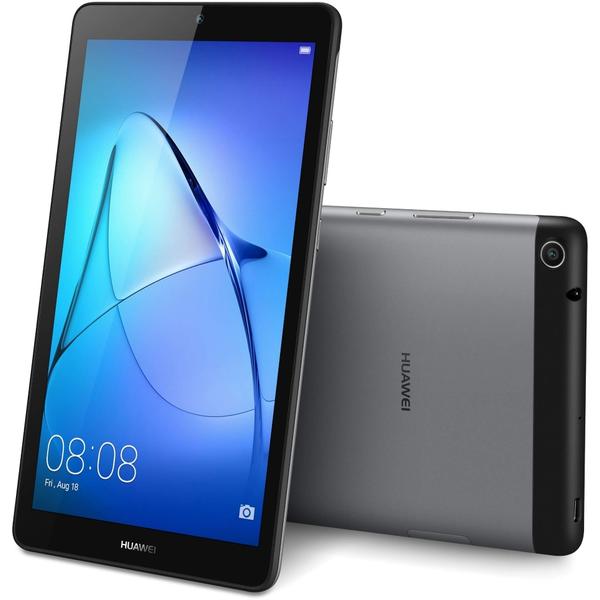 Tableta Huawei MediaPad T3, 7.0'' IPS LCD Multitouch, Quad Core 1.3GHz, 1GB RAM, 16GB, WiFi, Bluetooth, Android 6.0, Space Gray