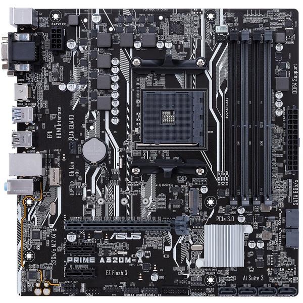 Placa de baza Asus PRIME A320M-A, Socket AM4, mATX