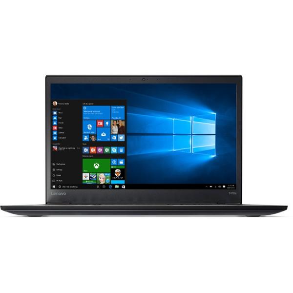 Laptop Lenovo ThinkPad T470s, 14.0'' FHD, Core i7-7500U 2.7GHz, 16GB DDR4, 512GB SSD, Intel HD 620, 4G LTE, FingerPrint Reader, Win 10 Pro 64bit, Negru
