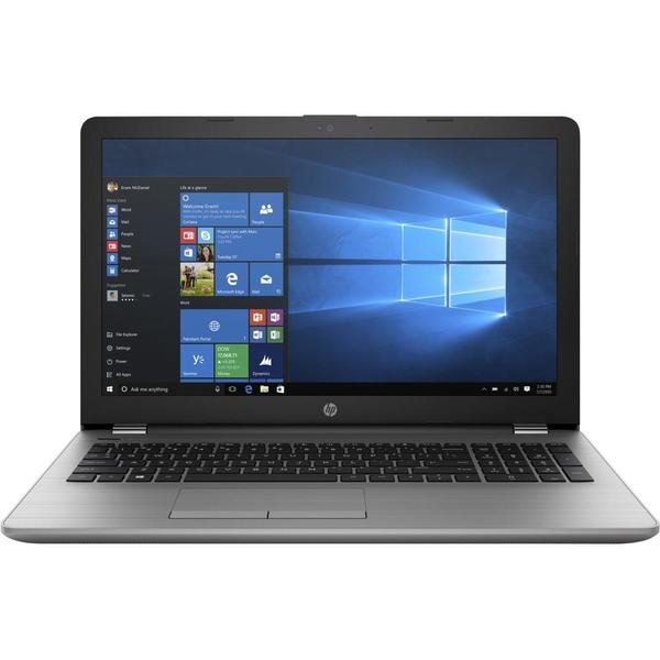 Laptop HP 250 G6, 15.6" FHD, Core i3-6006U 2.0GHz, 4GB DDR4, 256GB SSD, Intel HD 520, Windows 10 Pro, Argintiu