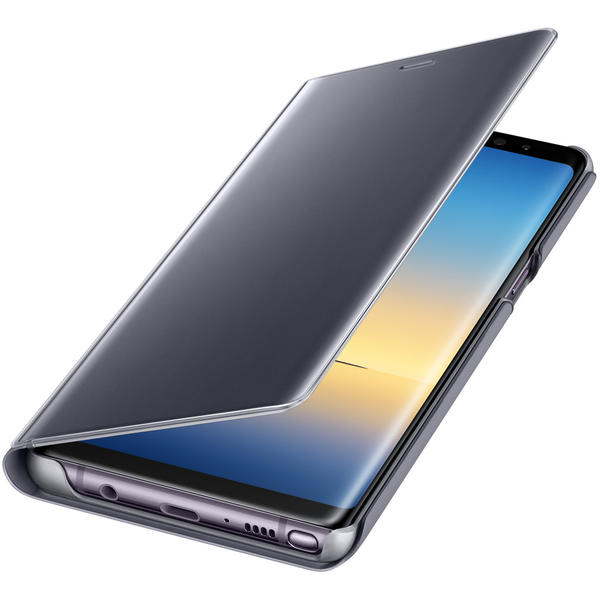 Husa Samsung Clear View Standing pentru Galaxy Note 8 (N950), Violet