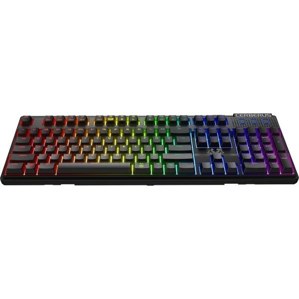 Tastatura Asus Cerberus Mech RGB, USB, Layout US, Negru