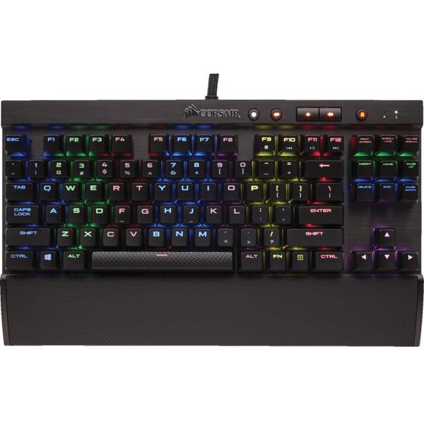 Tastatura gaming Corsair K65 RAPIDFIRE Compact, USB, Layout US, Negru