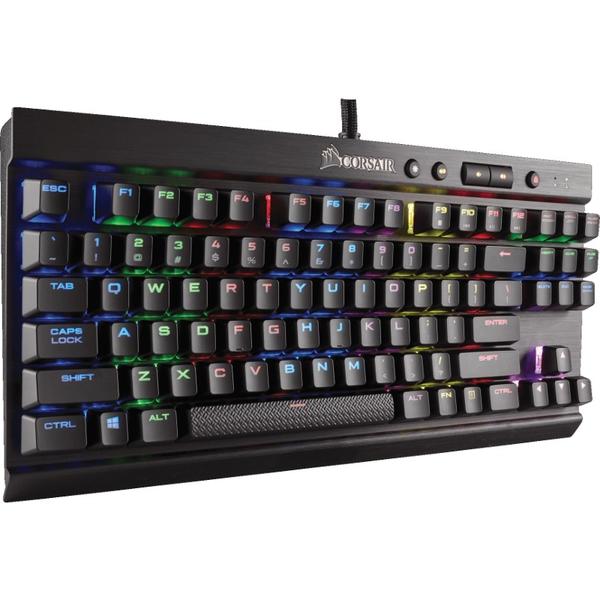 Tastatura gaming Corsair K65 RAPIDFIRE Compact, USB, Layout US, Negru