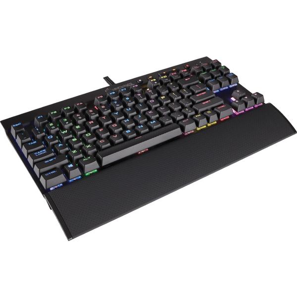 Tastatura gaming Corsair K65 RAPIDFIRE Compact, USB, Layout US, Negru