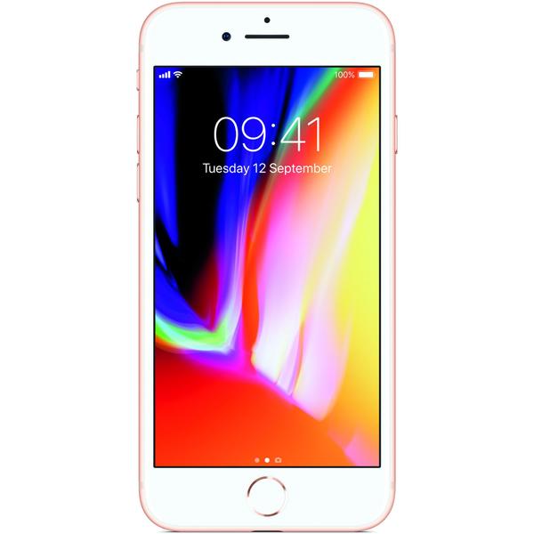 Smartphone Apple iPhone 8, Single SIM, 4.7'' LED-backlit IPS LCD Multitouch, Hexa Core, 2GB RAM, 256GB, 12MP, 4G, Gold