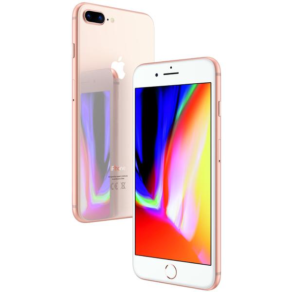 Smartphone Apple iPhone 8 Plus, Single SIM, 5.5'' LED-backlit IPS LCD Multitouch, Hexa Core, 3GB RAM, 64GB, Dual 12MP + 12MP, 4G, Gold