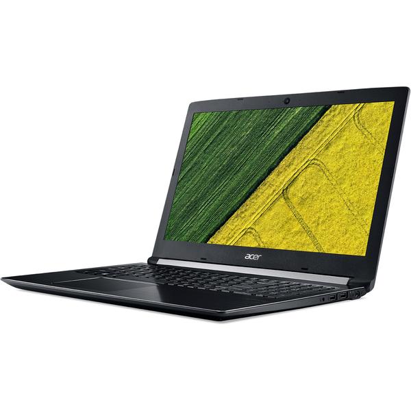 Laptop Acer Aspire A515-51G-55NF, 15.6" FHD, Core i5-7200U 2.5GHz, 4GB DDR4, 1TB HDD, GeForce MX150 2GB, Linux, Negru