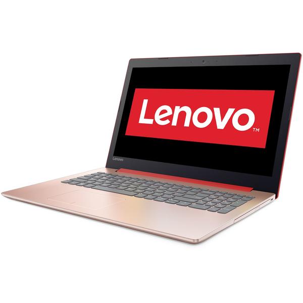 Laptop Lenovo IdeaPad 320-15IAP, 15.6" FHD, Celeron N3450 1.10GHz, 4GB DDR3L, 500GB HDD, Intel HD 500, FreeDOS, Rosu