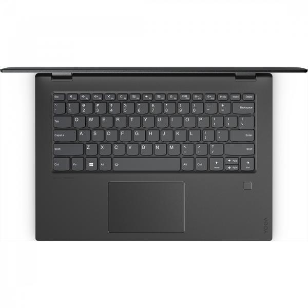 Laptop Lenovo Yoga 520-14IKB, 14.0" FHD Touch, Core i5-7200U 2.5GHz, 8GB DDR4, 1TB HDD, Intel HD 620, Win 10 Home, Negru