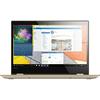 Laptop Lenovo Yoga 520-14IKB, 14.0" FHD Touch, Core i7-7500U 2.7GHz, 8GB DDR4, 1TB HDD, Intel HD 620, Win 10 Home, Auriu