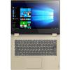 Laptop Lenovo Yoga 520-14IKB, 14.0" FHD Touch, Core i7-7500U 2.7GHz, 8GB DDR4, 1TB HDD, Intel HD 620, Win 10 Home, Auriu