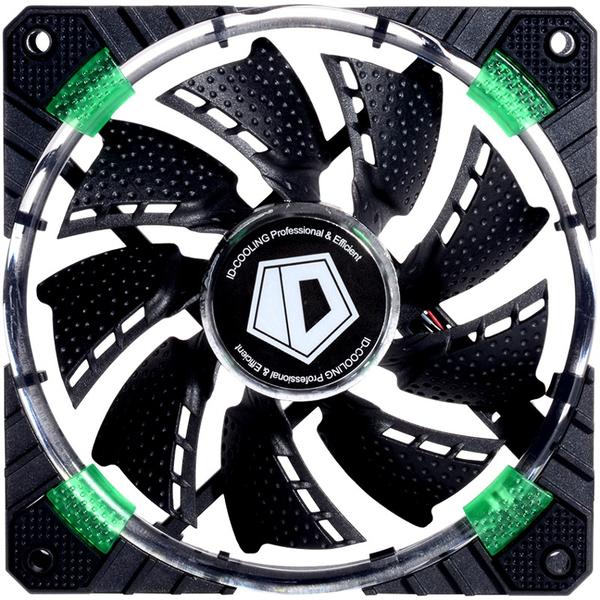 Ventilator PC ID-Cooling CF-12025-G Green LED, 120mm