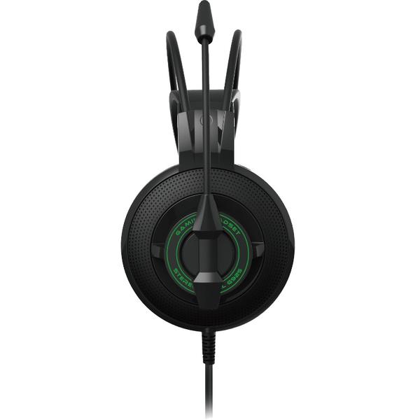 Casti gaming Somic G925 Black/Green, Jack 3.5mm, Negru/Verde