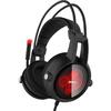 Casti gaming Somic G95X, USB, Negru/Rosu