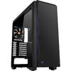 Carcasa Thermaltake Versa C23 Tempered Glass RGB Edition, MiddleTower, Fara sursa, Negru