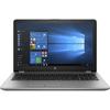 Laptop HP 250 G6, 15.6" FHD, Core i7-7500U 2.7GHz, 8GB DDR4, 256GB SSD, Intel HD 620, Windows 10 Pro, Argintiu