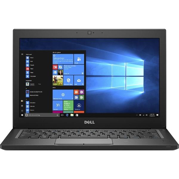 Laptop Dell Latitude 7280, 12.5'' HD, Core i5-7300U 2.6GHz, 8GB DDR4, 256GB SSD, Intel HD 620, FingerPrint Reader, Win 10 Pro 64bit, Negru
