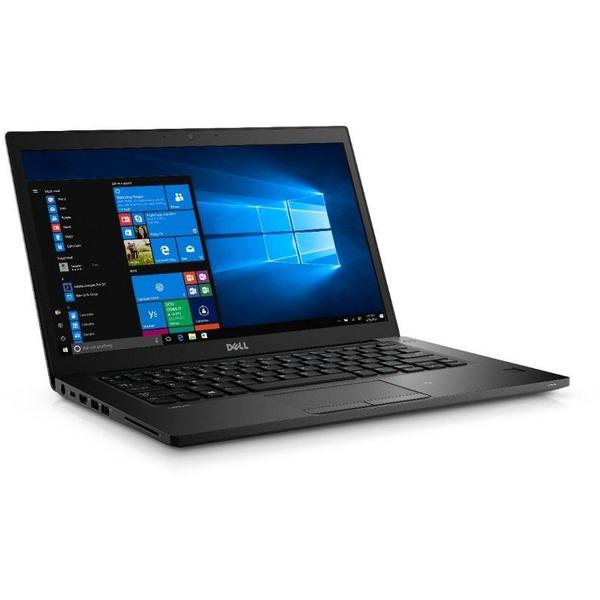 Laptop Dell Latitude 7480, 14.0'' FHD, Core i7-7600U 2.8GHz, 8GB DDR4, 256GB SSD, Intel HD 620, FingerPrint Reader, Win 10 Pro 64bit, Negru
