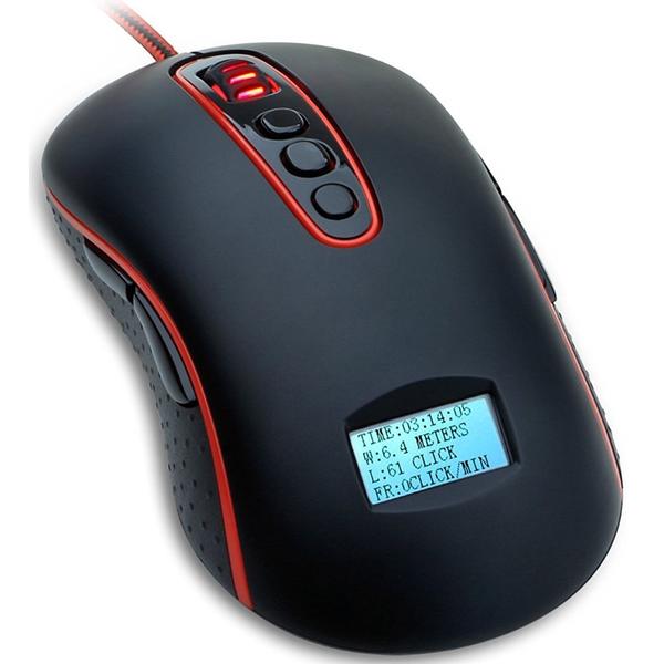 Mouse gaming Redragon Mars, USB, Optic, 4000dpi, Negru/Rosu
