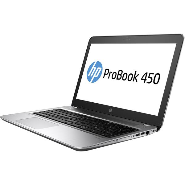 Laptop HP ProBook 450 G4, 15.6" FHD, Core i5-7200U 2.5GHz, 4GB DDR4, 500GB HDD, Intel HD 620, FreeDOS, Argintiu