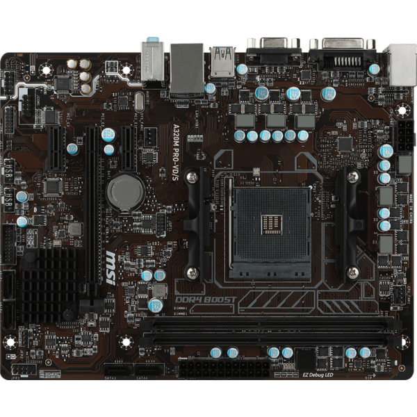 Placa de baza MSI A320M PRO-VD/S, Socket AM4, mATX