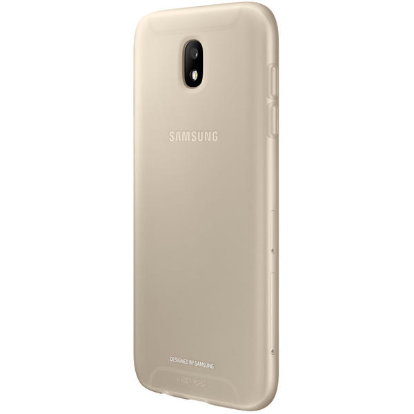 Capac protectie spate Samsung Jelly Cover pentru Galaxy J5 2017 (J530), Auriu