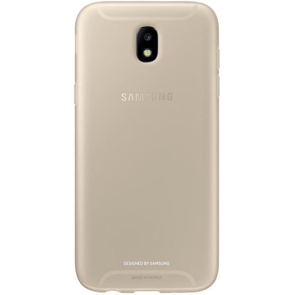 Capac protectie spate Samsung Jelly Cover pentru Galaxy J5 2017 (J530), Auriu