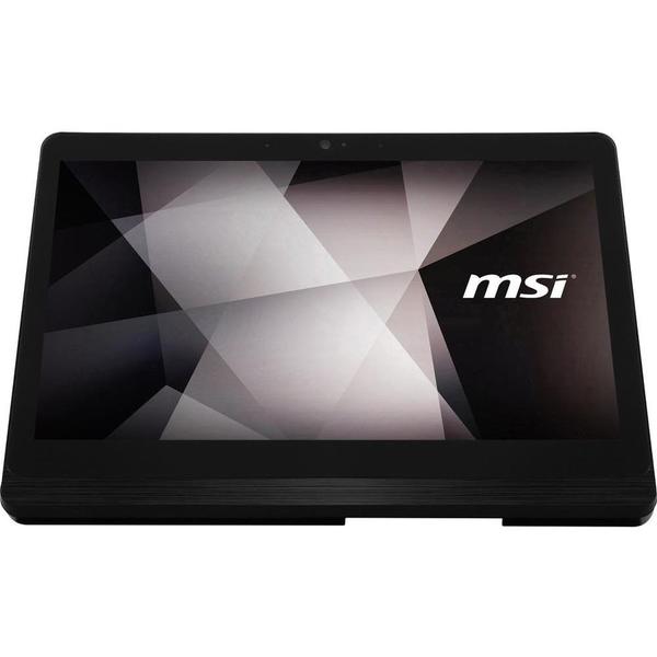 All in One PC MSI Pro 16 Flex, 15.6'' HD Touch, Celeron N3160 1.6GHz, 4GB DDR3, 500GB HDD, Intel HD 400, No OS, Negru